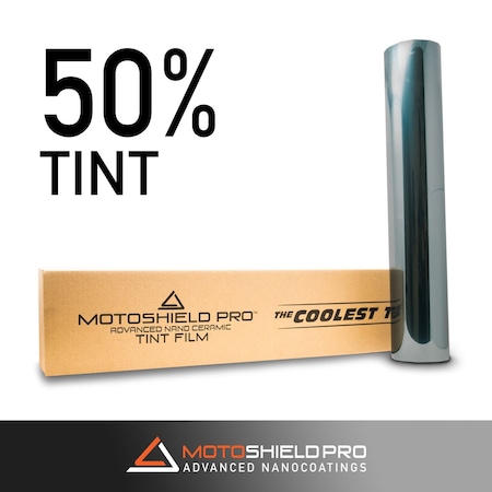 Motoshield Pro Nano Ceramic Window Tint Film for Auto, Car, Truck, 50% VLT 30 in x 100 ft ft Roll 450-102